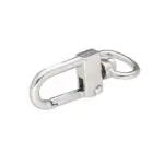 Karabińczyk metalowy 13x37 mm SREBRNY (nr14) - obrazek 3