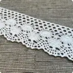 Koronka bawełniana 67mm BIAŁA (C214)