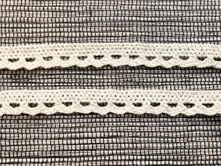 Koronka bawełniana 10mm NATURALNA (S01)