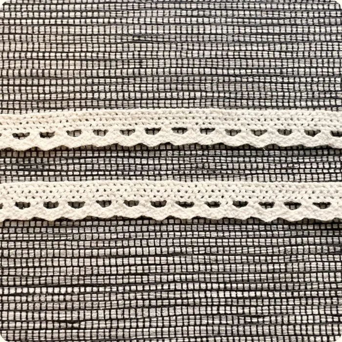 Koronka bawełniana 10mm NATURALNA (S01)