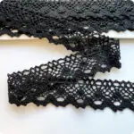 Koronka bawełniana 31mm CZARNA (S06)