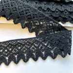 Koronka bawełniana 55mm CZARNA (S10)