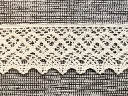 Koronka bawełniana 55mm NATURALNA (S10)