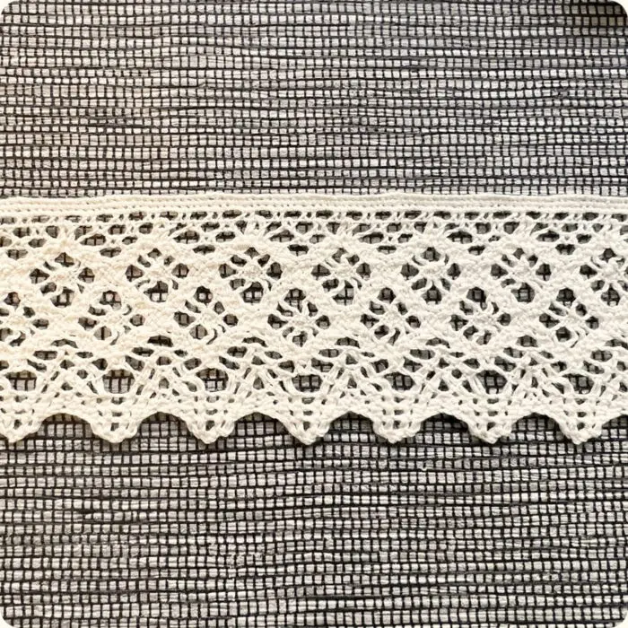 Koronka bawełniana 55mm NATURALNA (S10)