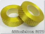 Wstążka SATYNOWA w KROPKI 12mm NA METRY