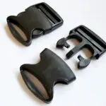 Czarna klamra PLASTIKOWA 50mm