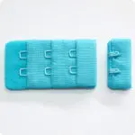 ZAPIĘCIE do biustonosza DWURZĘDOWE TURKUSOWE