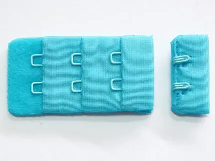 ZAPIĘCIE do biustonosza DWURZĘDOWE TURKUSOWE