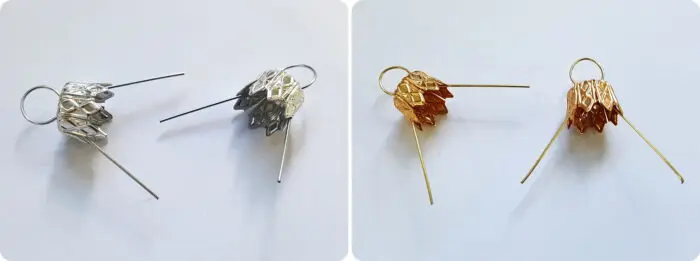 ZAWIESZKI DO BOMBEK KORONKI 7 mm - 10 sztuk