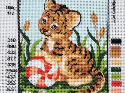 Kanwa z nadrukiem TYGRYSEK (3311)