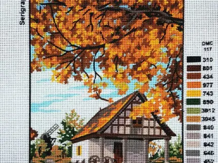 Kanwa z nadrukiem JESIEŃ (6169)