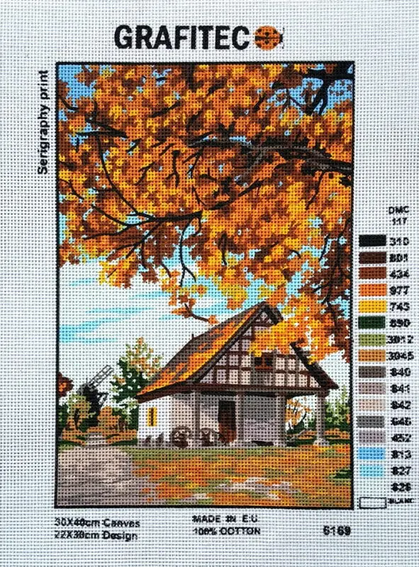 Kanwa z nadrukiem JESIEŃ (6169)