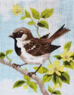 Kanwa z nadrukiem PTASZEK (3315)