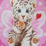 Kanwa z nadrukiem TYGRYSEK (6311)