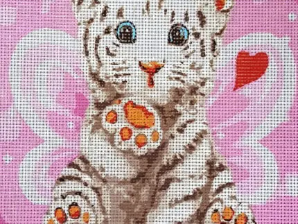 Kanwa z nadrukiem TYGRYSEK (6311)