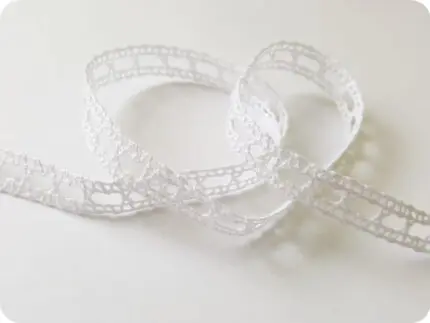 Koronka bawełniana 10mm BIAŁA (C008)
