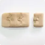 ZAPIĘCIE do biustonosza JEDNORZĘDOWE BEŻOWE