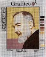 Kanwa z nadrukiem OJCIEC PIO (3101)