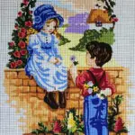 Kanwa z nadrukiem SPOTKANIE (6291)