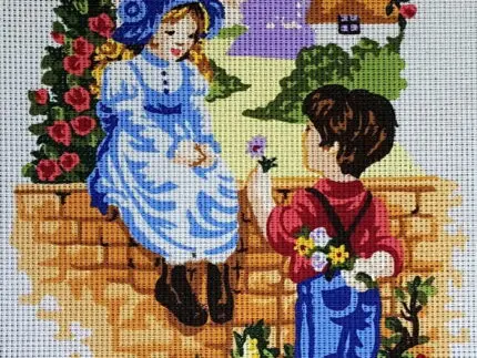 Kanwa z nadrukiem SPOTKANIE (6291)