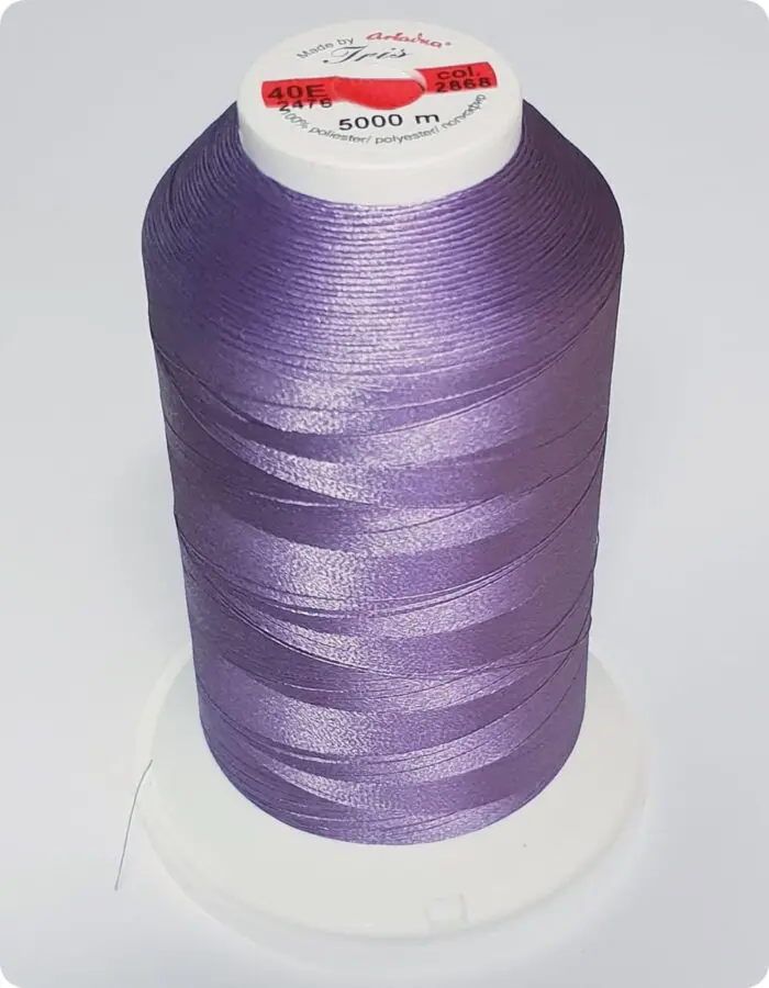 NICI IRIS 40E DO HAFTU MASZYNOWEGO 5000m, nr 2868 - lawendowe