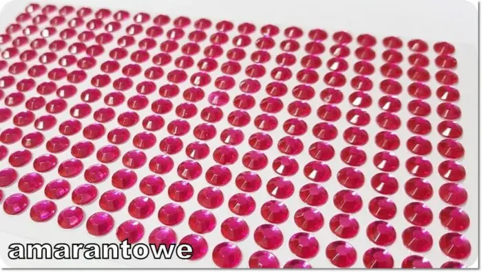 Kryształki samoprzylepne 6mm/ 260szt