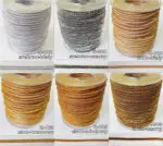 Sznurek metalizowany PERLA 3mm/ rolka 25m