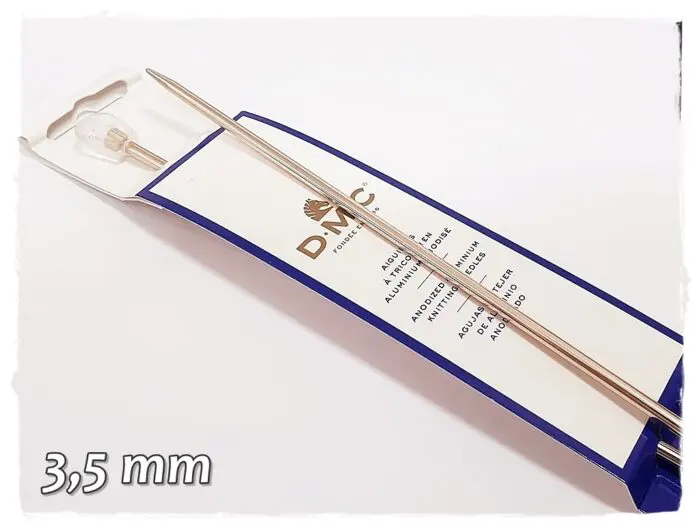 Druty proste DMC w kolorze RÓŻOWEGO ZŁOTA - od 2 do 15mm - obrazek 4