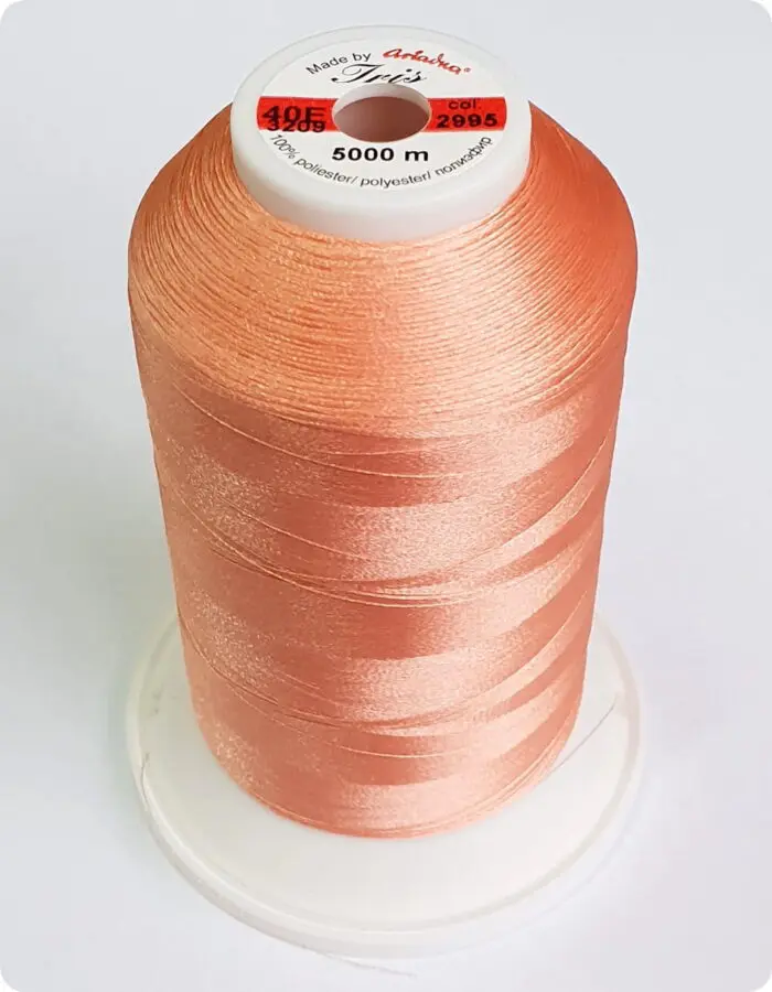 NICI IRIS 40E DO HAFTU MASZYNOWEGO 5000m, nr 2995 - łososiowe