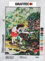 Kanwa z nadrukiem DZIEWCZYNKA (6290)