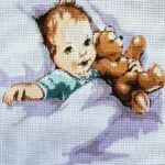 Kanwa z nadrukiem BOBAS Z MISIEM (6298)