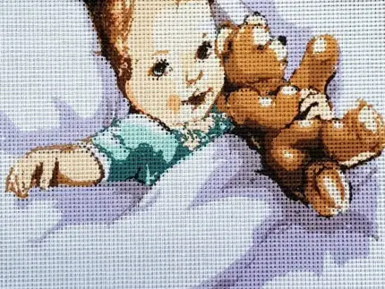 Kanwa z nadrukiem BOBAS Z MISIEM (6298)