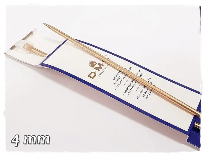 Druty proste DMC w kolorze RÓŻOWEGO ZŁOTA - od 2 do 15mm - obrazek 7