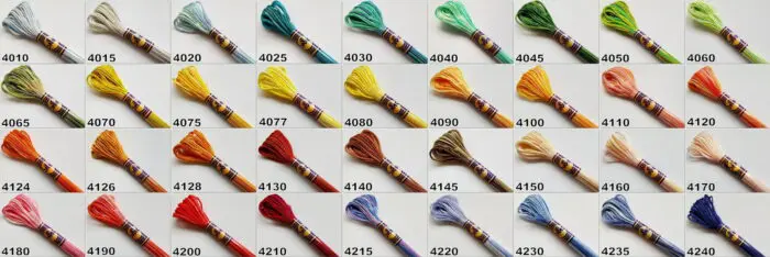 MULINA DMC COLOR VARIATIONS