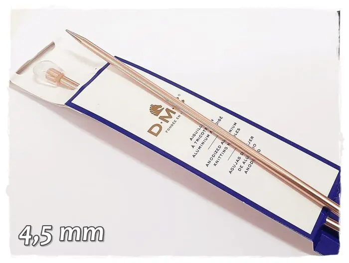 Druty proste DMC w kolorze RÓŻOWEGO ZŁOTA - od 2 do 15mm - obrazek 6