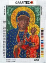 Kanwa z nadrukiem MATKA BOSKA (6268)