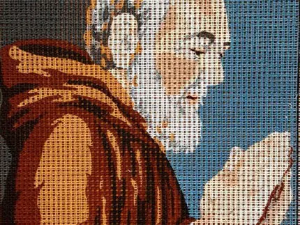 Kanwa z nadrukiem OJCIEC PIO (3100)