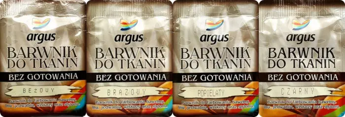 BARWNIK DO TKANIN, BEZ GOTOWANIA