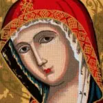 Kanwa z nadrukiem MATKA BOSKA (6066)