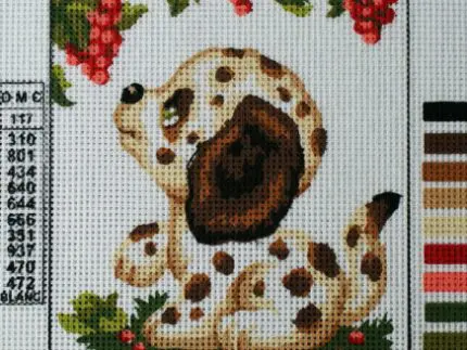 Kanwa z nadrukiem PIESEK (3195)