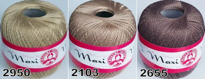 MAXI Madame Tricote METALIZOWANA