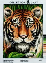 Kanwa z nadrukiem TYGRYS (6253)