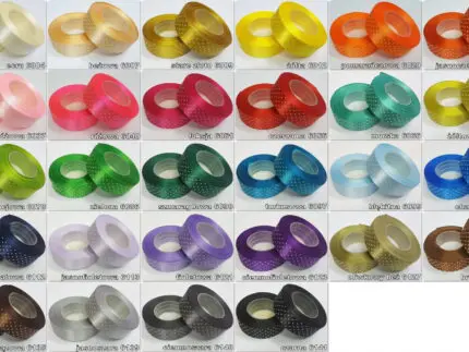 Wstążka satynowa w MAŁE KROPKI 25mm NA KRĄŻKI