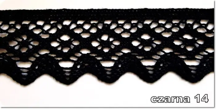 KORONKA POLIESTROWA 55 mm (D149) RÓŻNE KOLORY