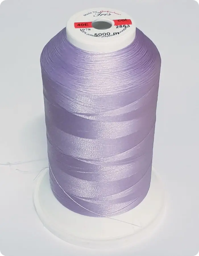 NICI IRIS 40E DO HAFTU MASZYNOWEGO 5000m, nr 2863 - jasna lawenda