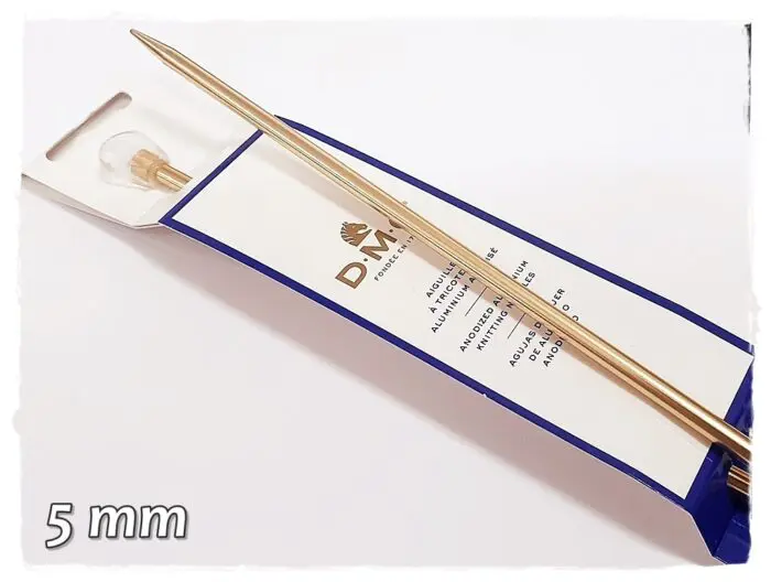 Druty proste DMC w kolorze RÓŻOWEGO ZŁOTA - od 2 do 15mm - obrazek 9