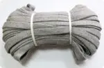 SZNUR PŁASKI BAWEŁNIANY 18mm SZARY / 1m