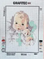 Kanwa z nadrukiem BOBAS Z MISIEM (6297)