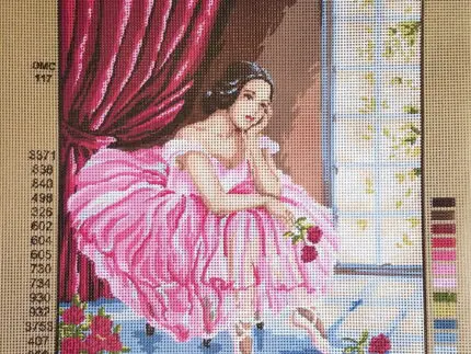 Kanwa z nadrukiem BALETNICA (10496)