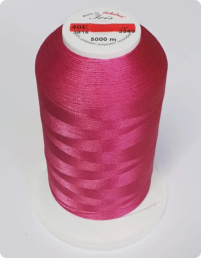 NICI IRIS 40E DO HAFTU MASZYNOWEGO 5000m, nr 3549 - ciemny róż